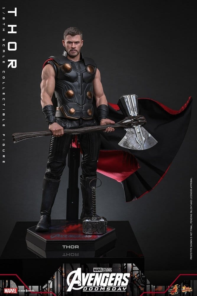 Thor di Hot Toys Collector - MMS918 - action figure Avengers: Doomsday in scala 1/6