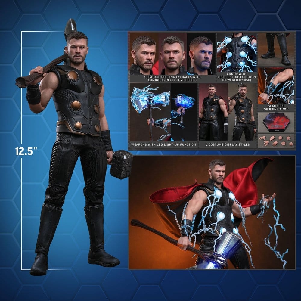 Thor Collector par Hot Toys - MMS918 - figurine 1/6 Avengers: Doomsday de 32 cm