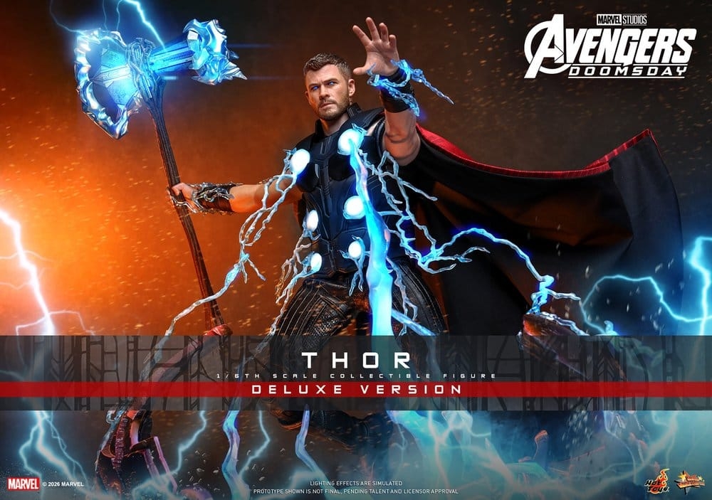 Thor von Hot Toys Deluxe - MMS919 - Avengers: Doomsday 1/6 Maßstab Actionfigur