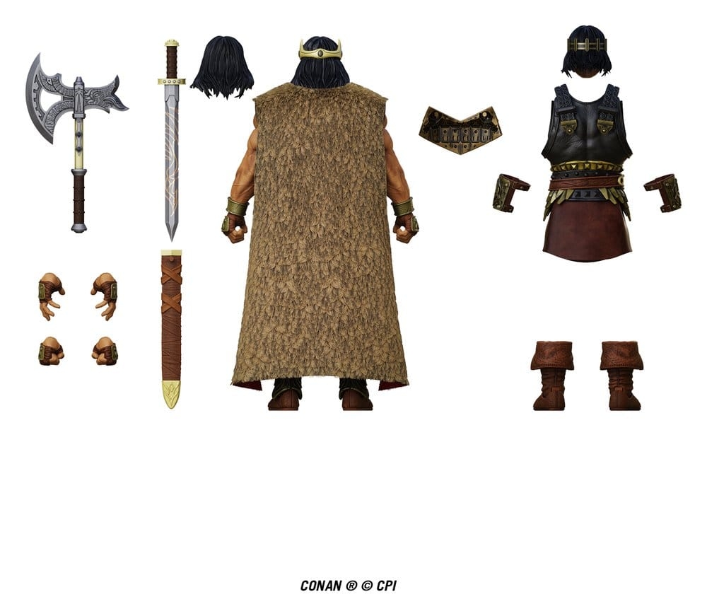 King Conan (Ruler of Aquilonia) Epic H.A.C.K.S. by Boss Fight Studio - Conan 1/12 scale action figure