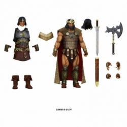 King Conan (Ruler of Aquilonia) Epic H.A.C.K.S. par Boss Fight Studio - figurine 1/12 Conan de 15 cm