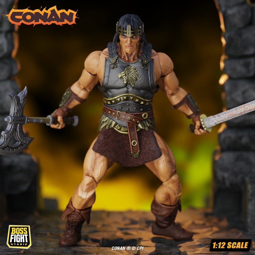 King Conan (Ruler of Aquilonia) Epic H.A.C.K.S. by Boss Fight Studio - Conan 1/12 scale action figure