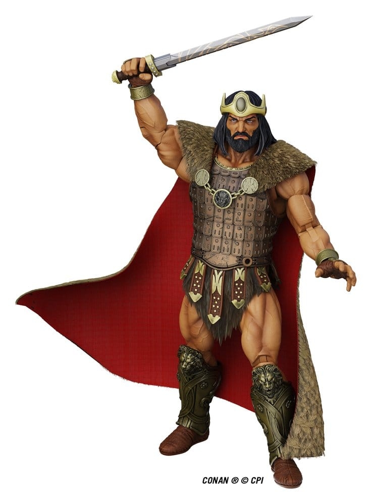 King Conan (Ruler of Aquilonia) Epic H.A.C.K.S. by Boss Fight Studio - Conan 1/12 scale action figure