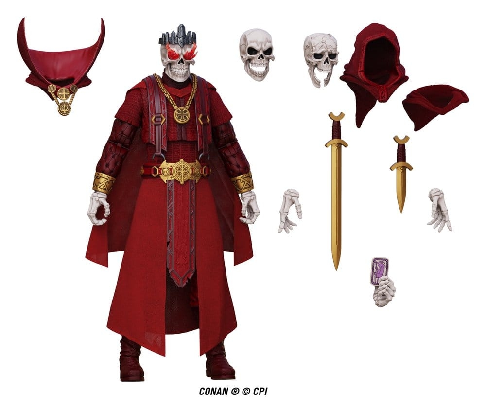 Thulsa Doom (Undead Sorcerer) Epic H.A.C.K.S. di Boss Fight Studio - action figure Conan in scala 1/12