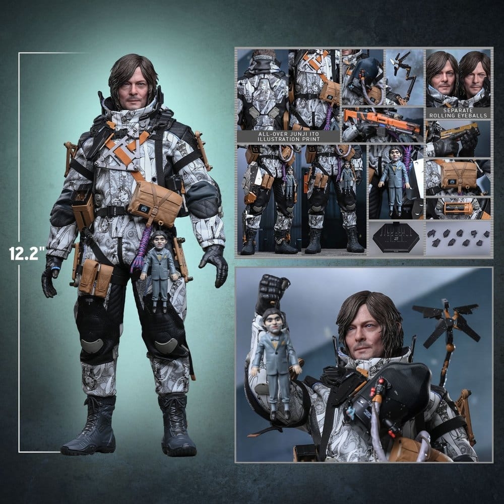 Sam Porter Bridges (Junji Ito Suit) Collector par Hot Toys - VGM89 - figurine 1/6 Death Stranding 2: On The Beach