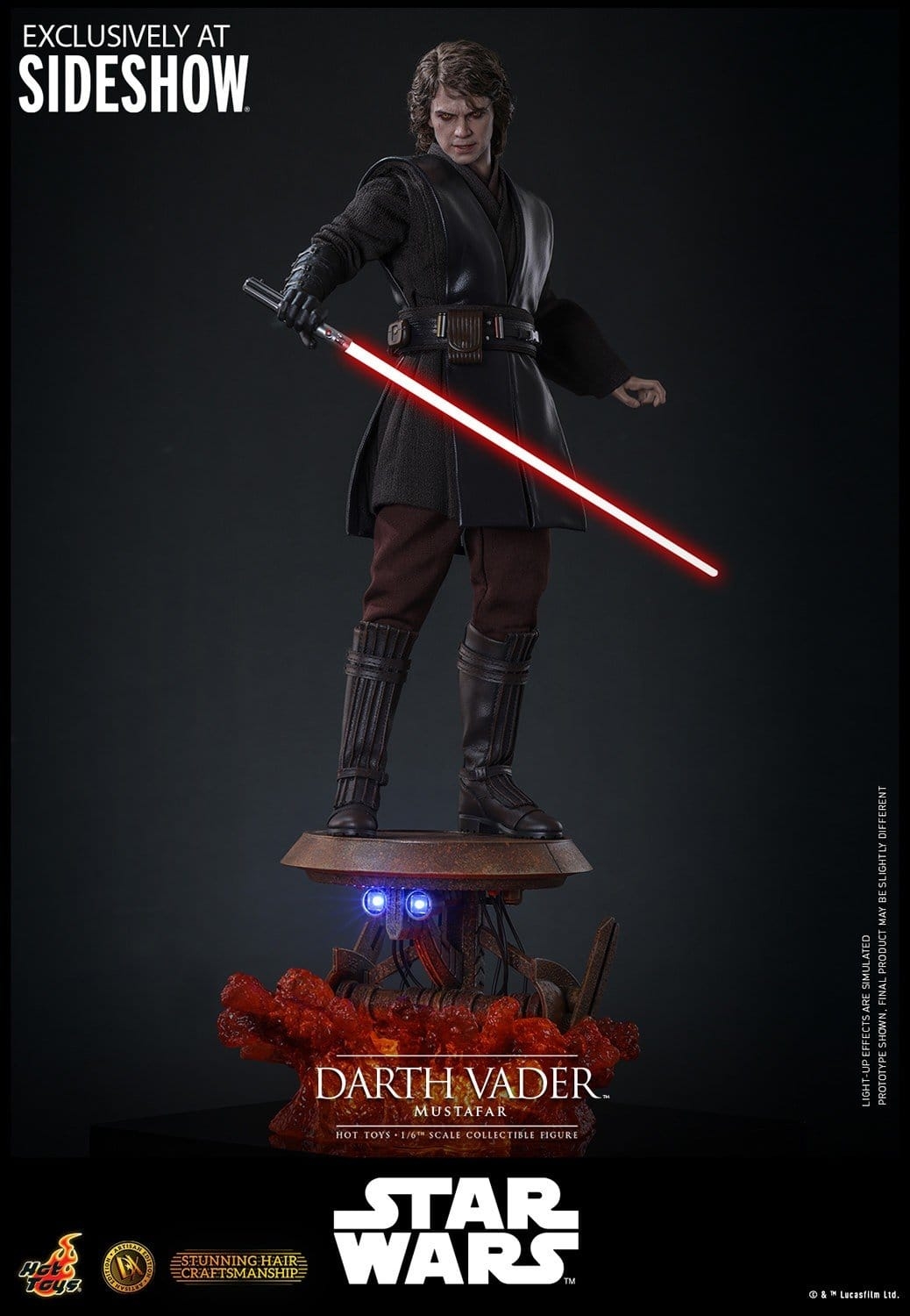 Darth Vader (Mustafar) Artisan par Hot Toys - DX49AE - figurine 1/6 Star Wars: Revenge Of The Sith de 31 cm