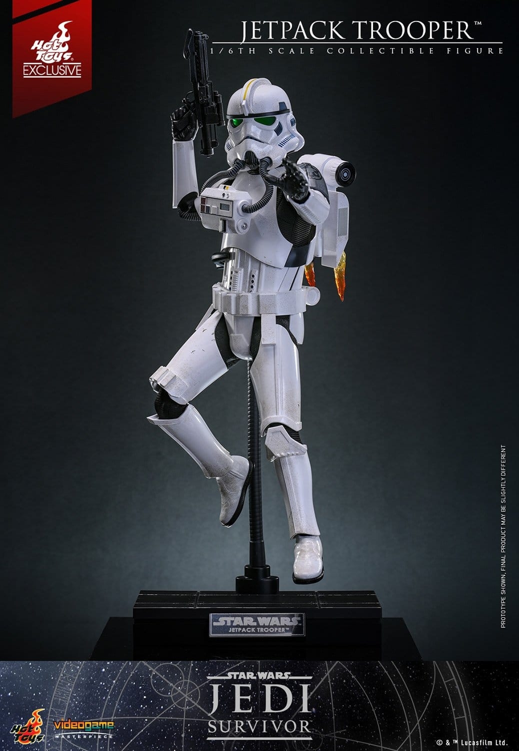 Jetpack Trooper par Hot Toys - VGM82 - figurine 1/6 Star Wars: Jedi Survivor de 30 cm
