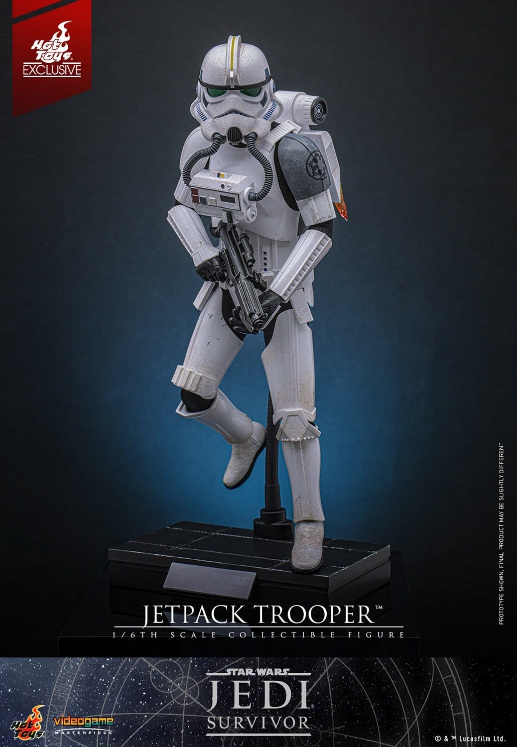 Jetpack Trooper par Hot Toys - VGM82 - figurine 1/6 Star Wars: Jedi Survivor de 30 cm