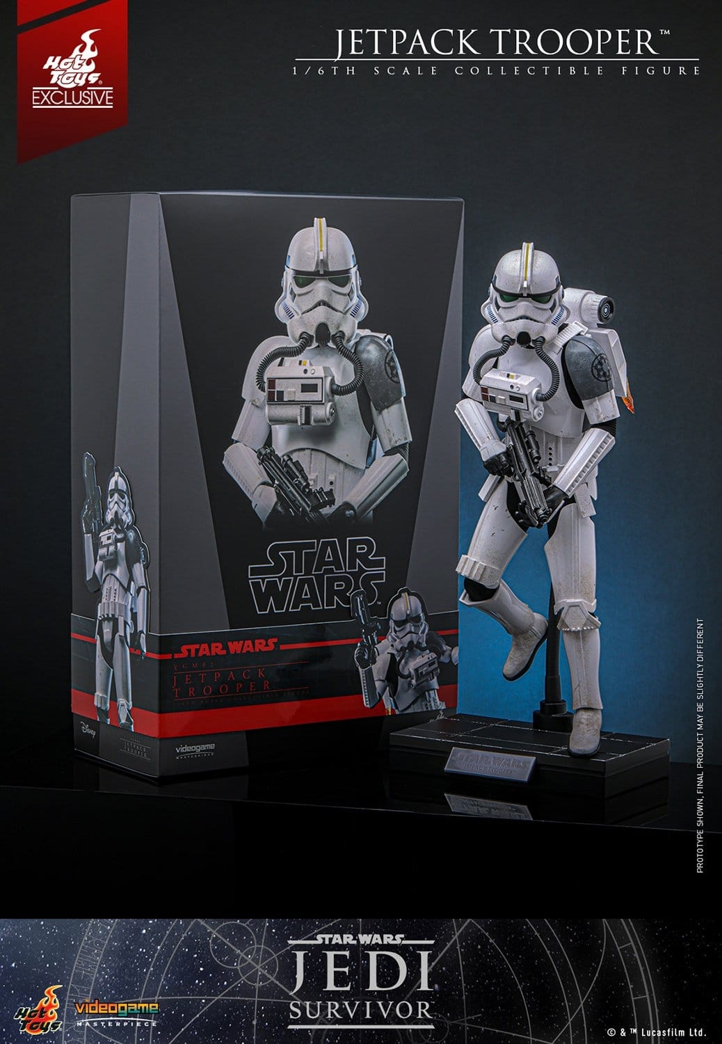 Jetpack Trooper par Hot Toys - VGM82 - figurine 1/6 Star Wars: Jedi Survivor de 30 cm