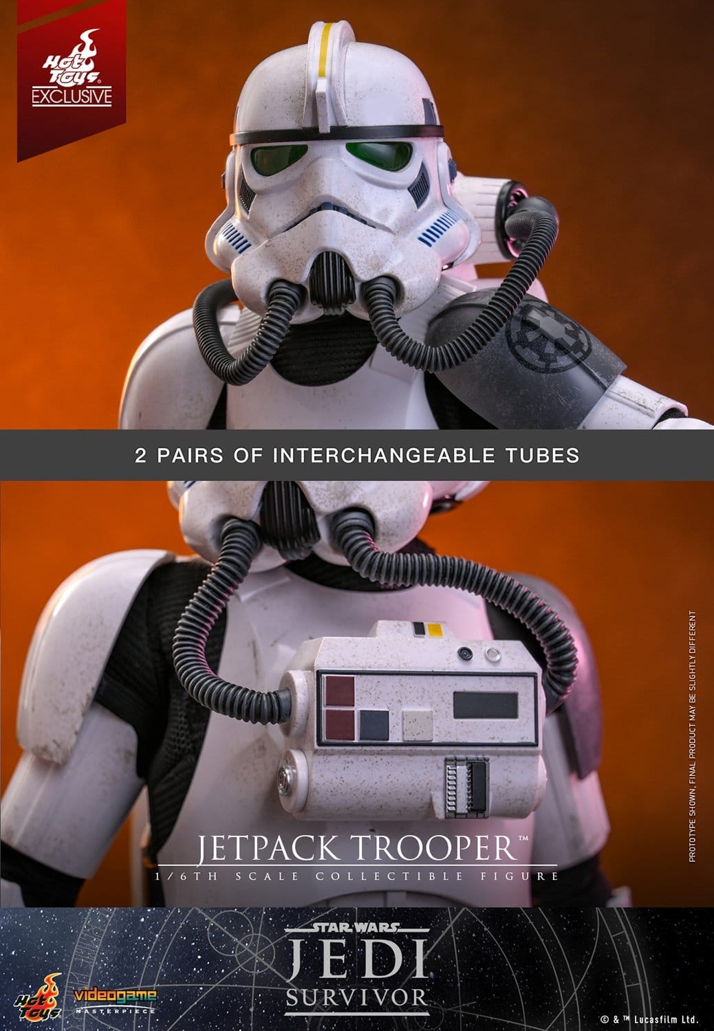 Jetpack Trooper di Hot Toys - VGM82 - action figure Star Wars: Jedi Survivor in scala 1/6