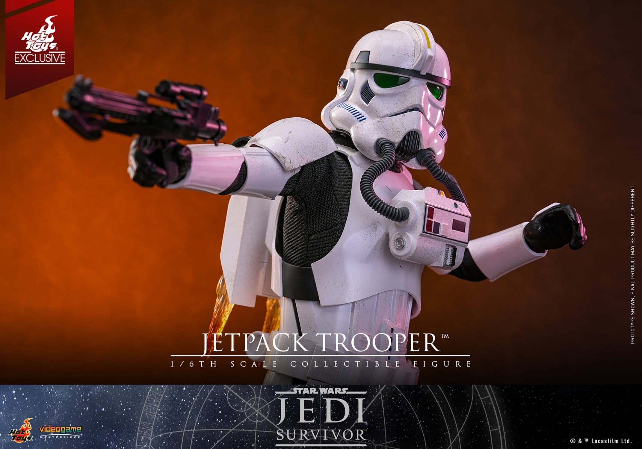 Jetpack Trooper par Hot Toys - VGM82 - figurine 1/6 Star Wars: Jedi Survivor de 30 cm