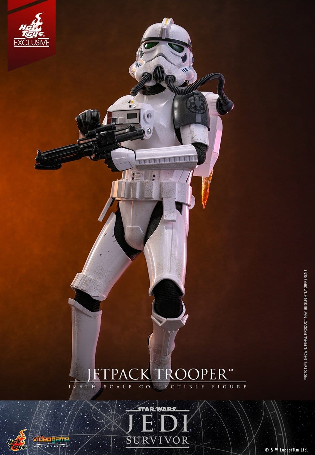 Jetpack Trooper par Hot Toys - VGM82 - figurine 1/6 Star Wars: Jedi Survivor de 30 cm