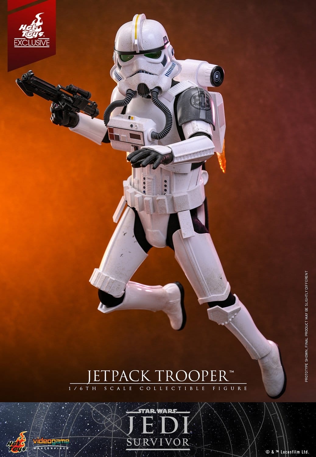 Jetpack Trooper par Hot Toys - VGM82 - figurine 1/6 Star Wars: Jedi Survivor de 30 cm