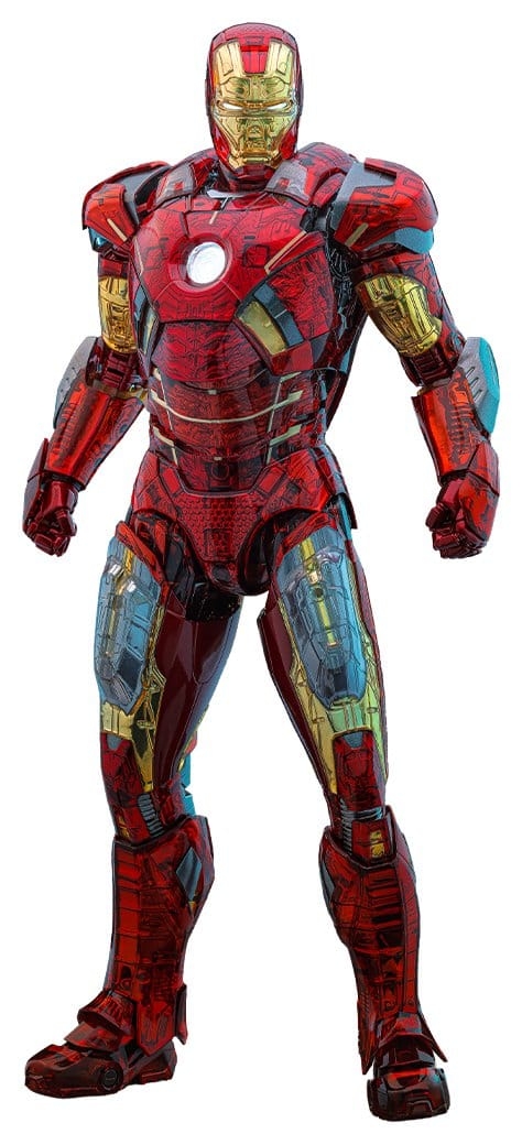 Iron Man Mark VII (Exo-Chrome Clear) par Hot Toys - MMS870D82 - figurine 1/6 The Avengers de 32 cm