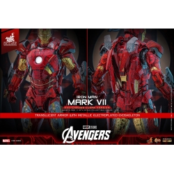 Iron Man Mark VII (Exo-Chrome Clear) par Hot Toys - MMS870D82 - figurine 1/6 The Avengers de 32 cm