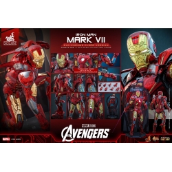 Iron Man Mark VII (Exo-Chrome Clear) von Hot Toys - MMS870D82 - The Avengers 1/6 Maßstab Actionfigur