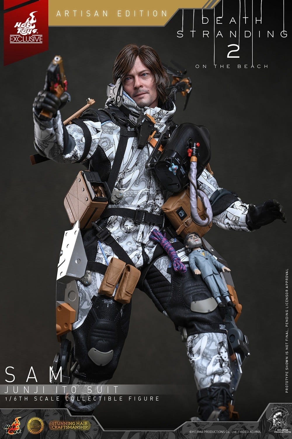 Sam Porter Bridges (Junji Ito Suit) von Hot Toys Artisan - VGM90AE - Death Stranding 2: On The Beach Actionfigur