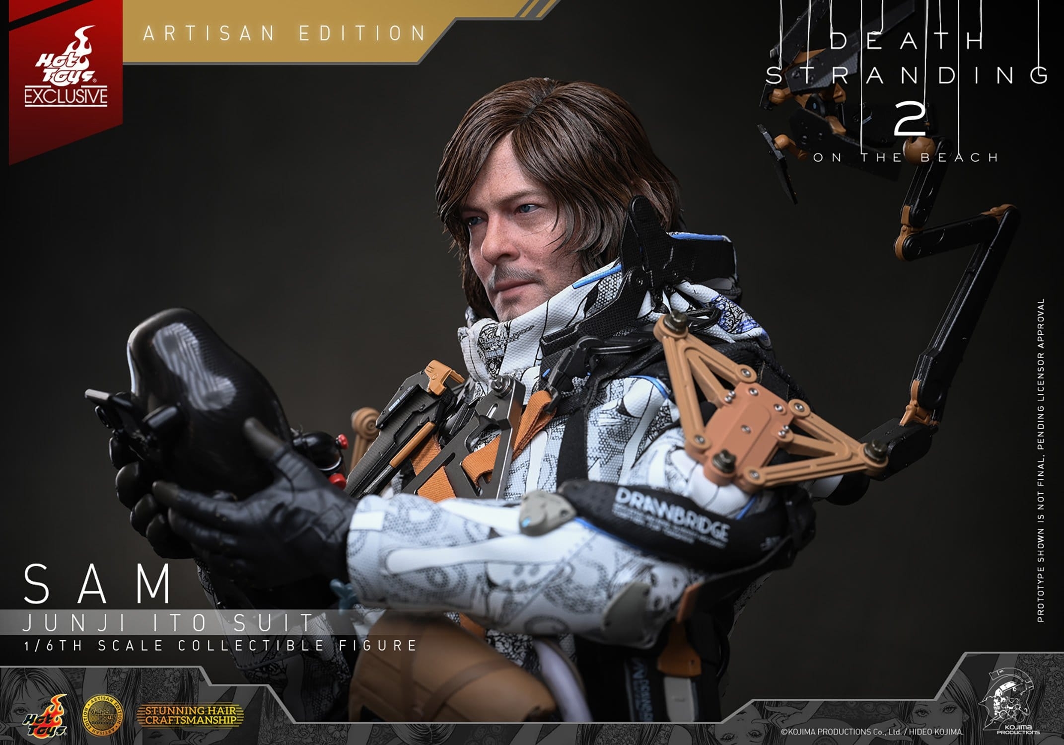 Sam Porter Bridges (Junji Ito Suit) Artisan par Hot Toys - VGM90AE - figurine 1/6 Death Stranding 2: On The Beach