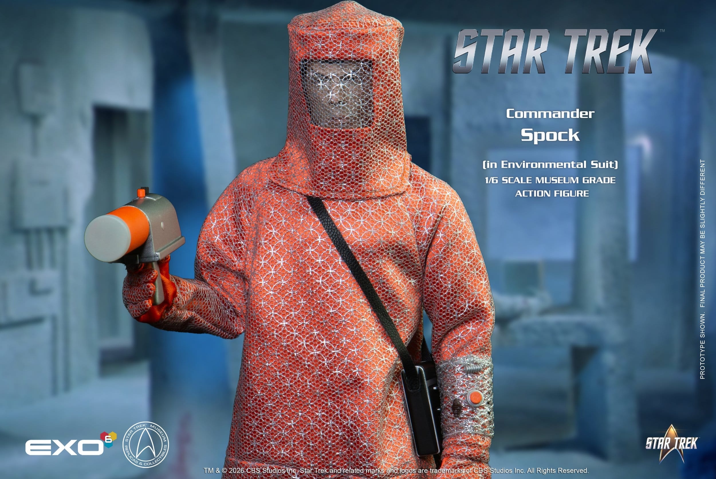 Lt. Commander Spock (Environmental Suit) Museum Grade di Exo-6 - action figure Star Trek: The Original Series