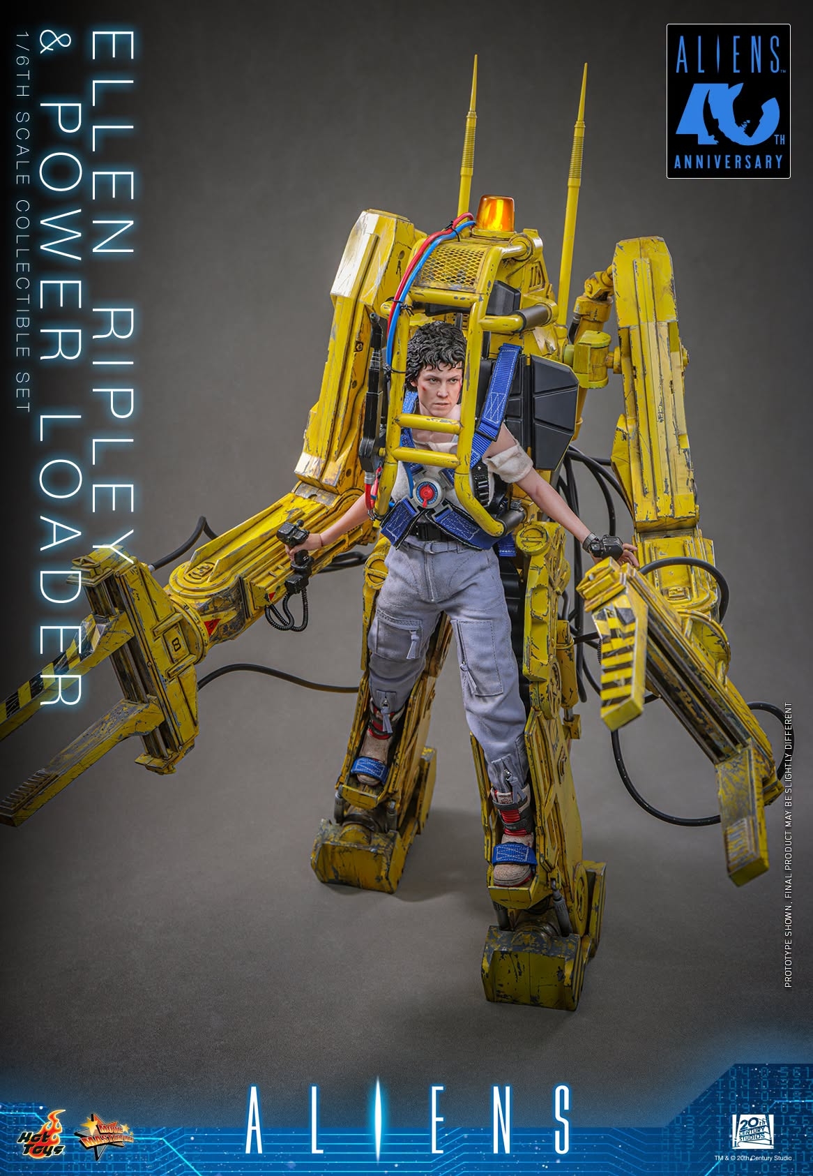 Ellen Ripley and Power Loader di Hot Toys - MMS923 - action figure Aliens in scala 1/6