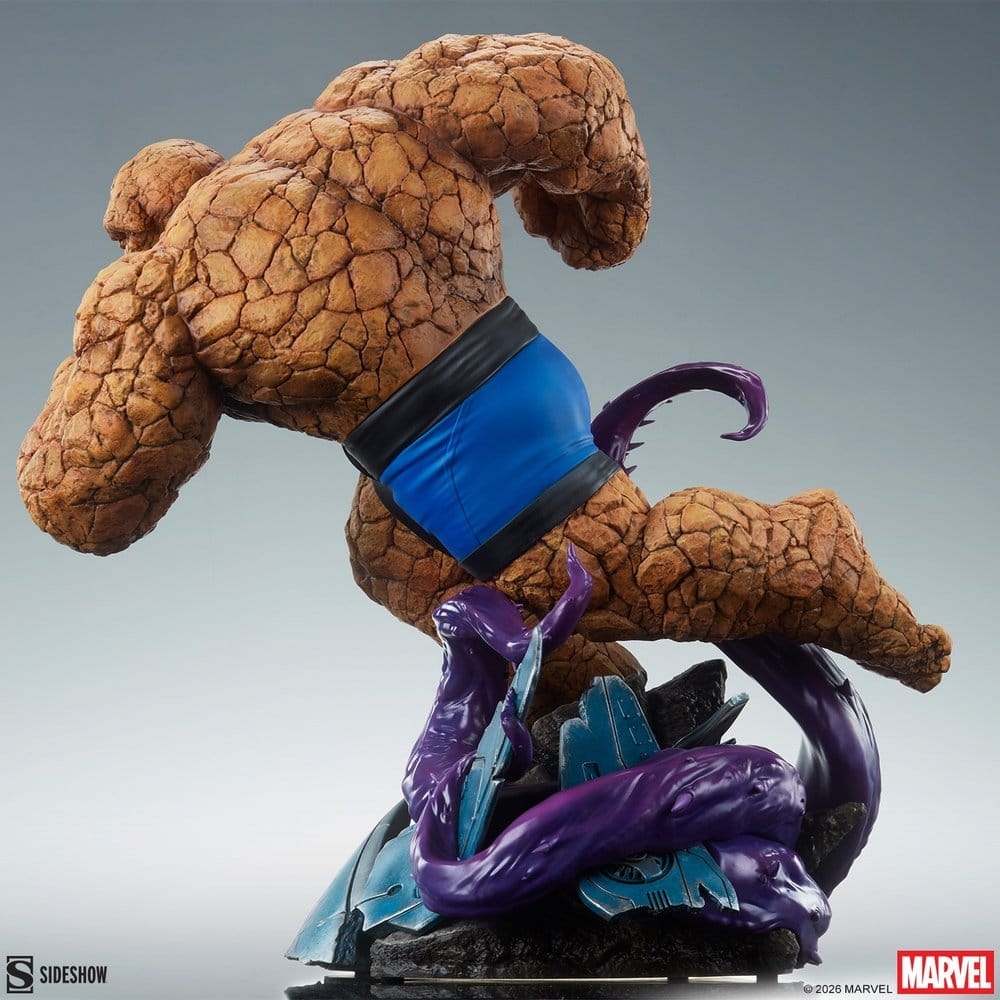 The Thing Premium Format di Sideshow Collectibles - statua Marvel in scala 1/4