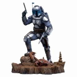 Jango Fett Art Scale par Iron Studios - figurine 1/10 Star Wars Episode II : L'attaque des Clones de 21 cm