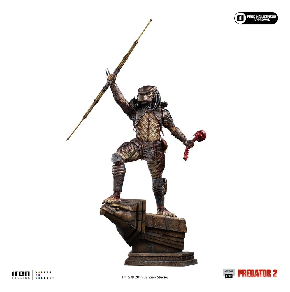Predator (City Hunter) Art Scale de Iron Studios - figura Predator 2 a escala 1/10