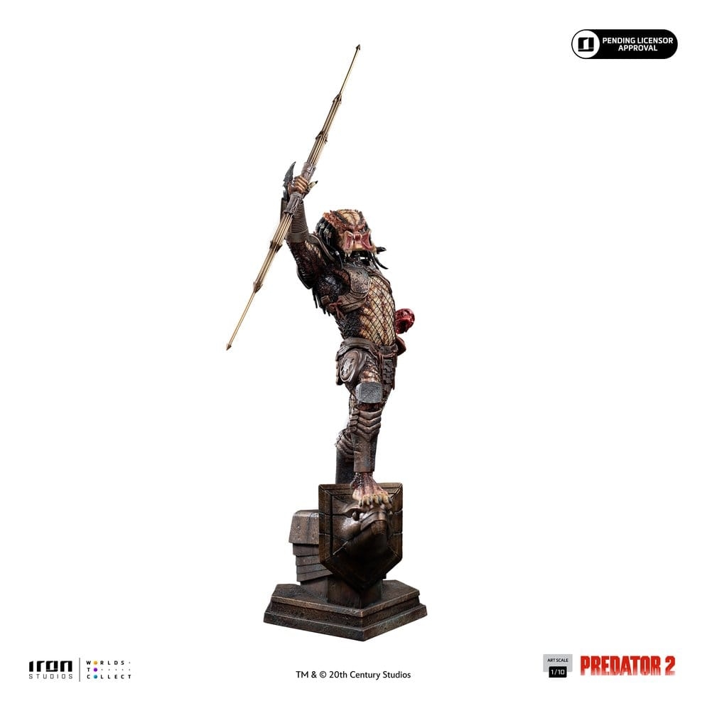 Predator (City Hunter) Art Scale de Iron Studios - figura Predator 2 a escala 1/10
