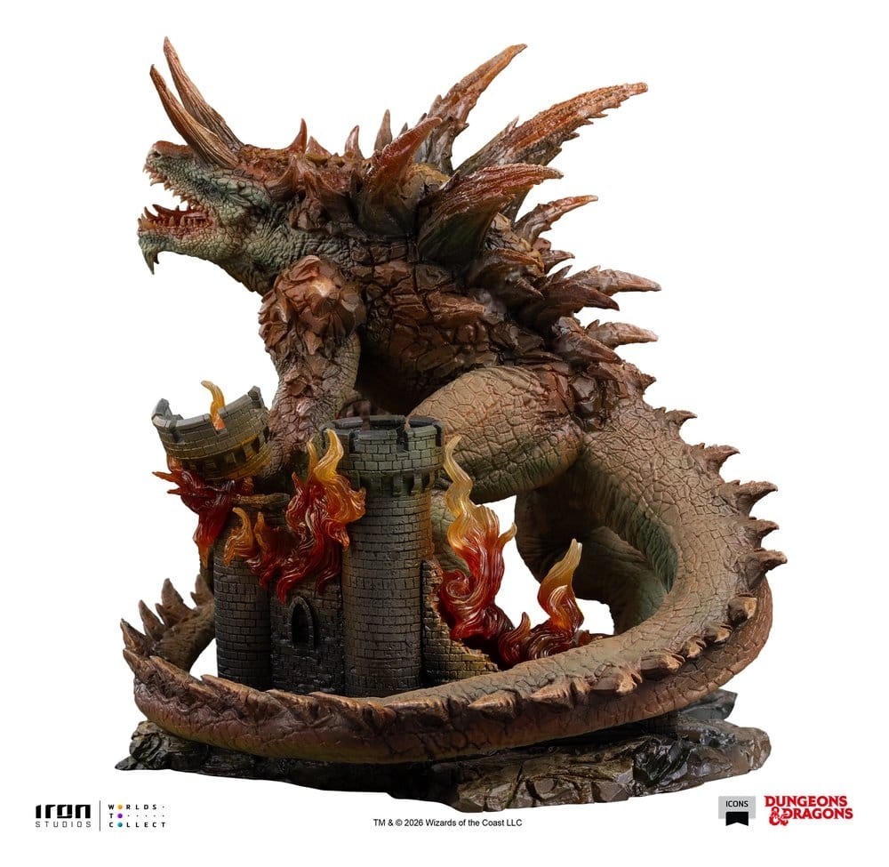 Tarrasque Icons de Iron Studios - figura Dungeons and Dragons de 25 cm