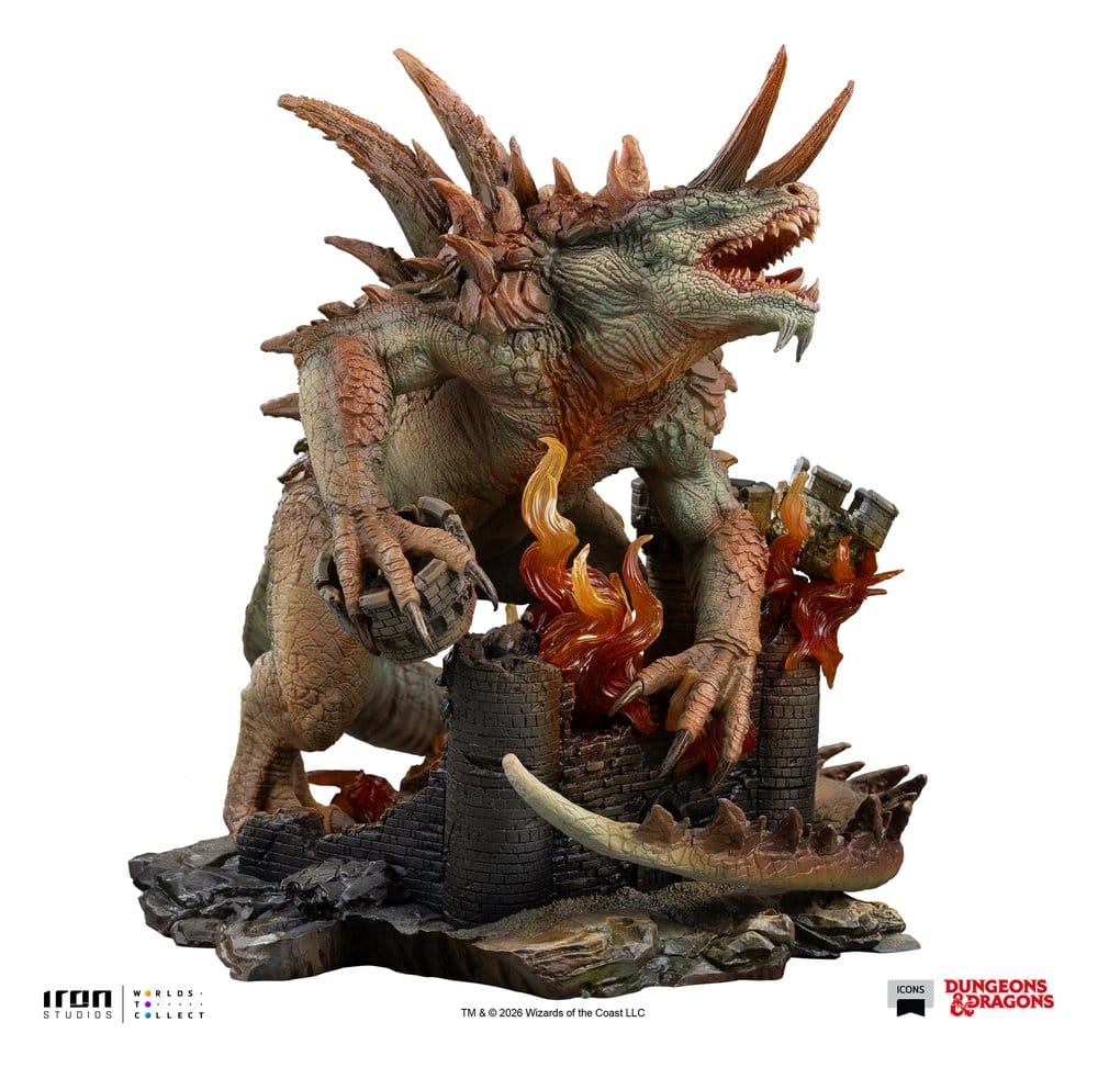Tarrasque Icons de Iron Studios - figura Dungeons and Dragons de 25 cm