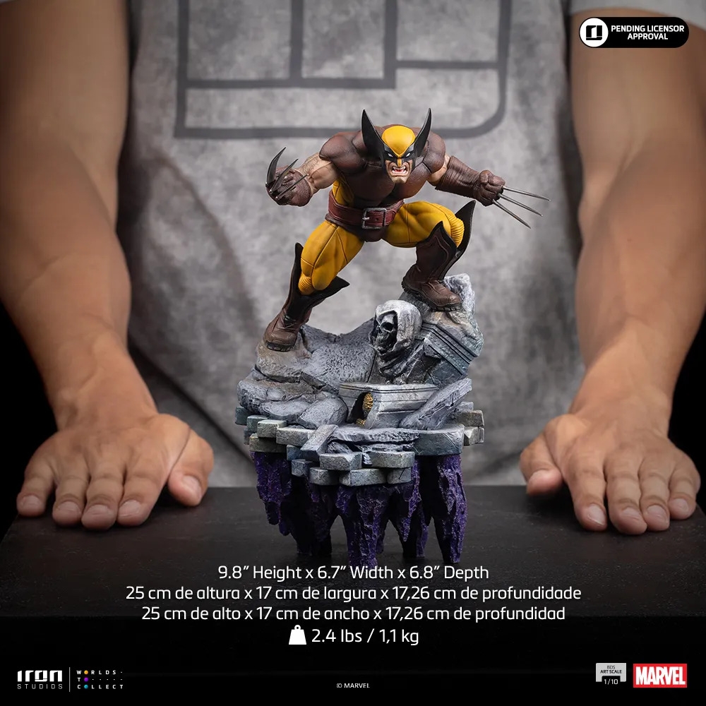 Wolverine BDS Art Scale par Iron Studios - figurine 1/10 Infinity Gauntlet de 25 cm