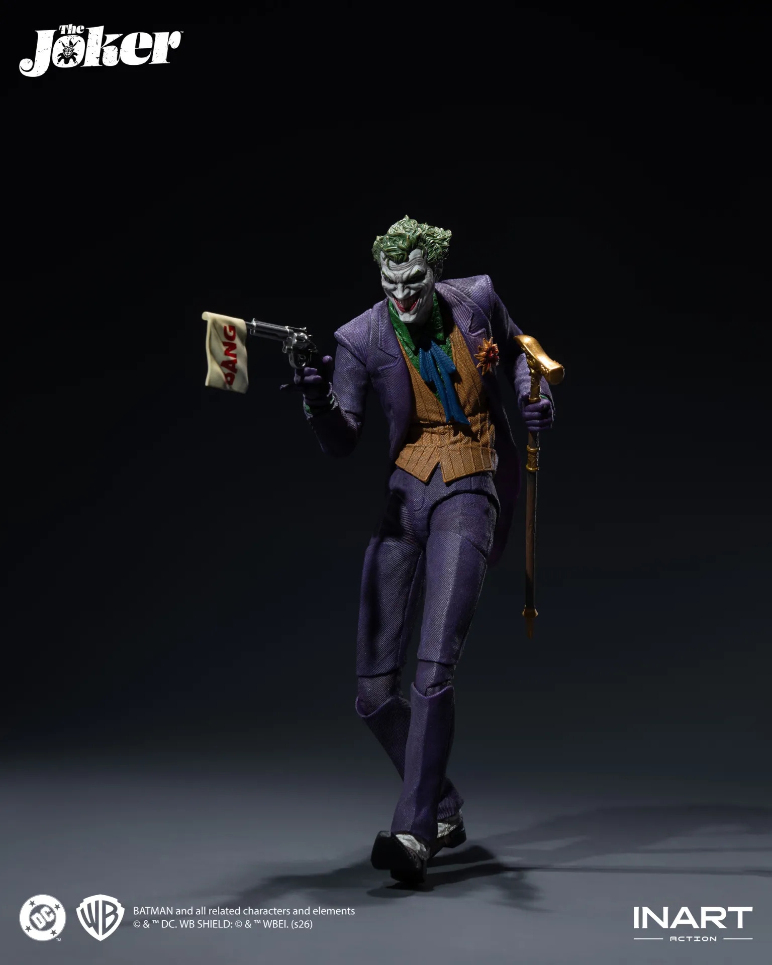 The Joker par Inart - figurine 1/12 DC Comics de 17 cm