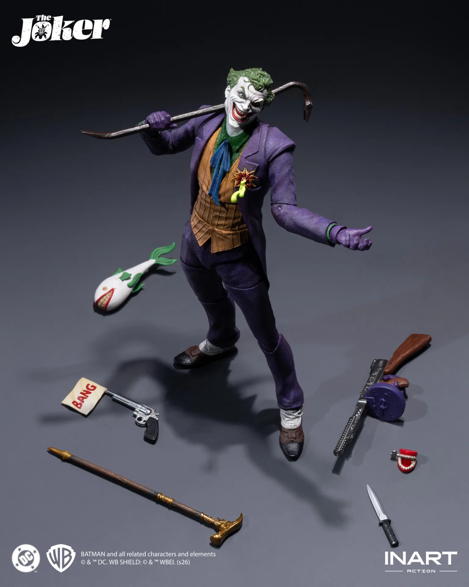 The Joker von Inart - DC Comics 1/12 Maßstab Actionfigur