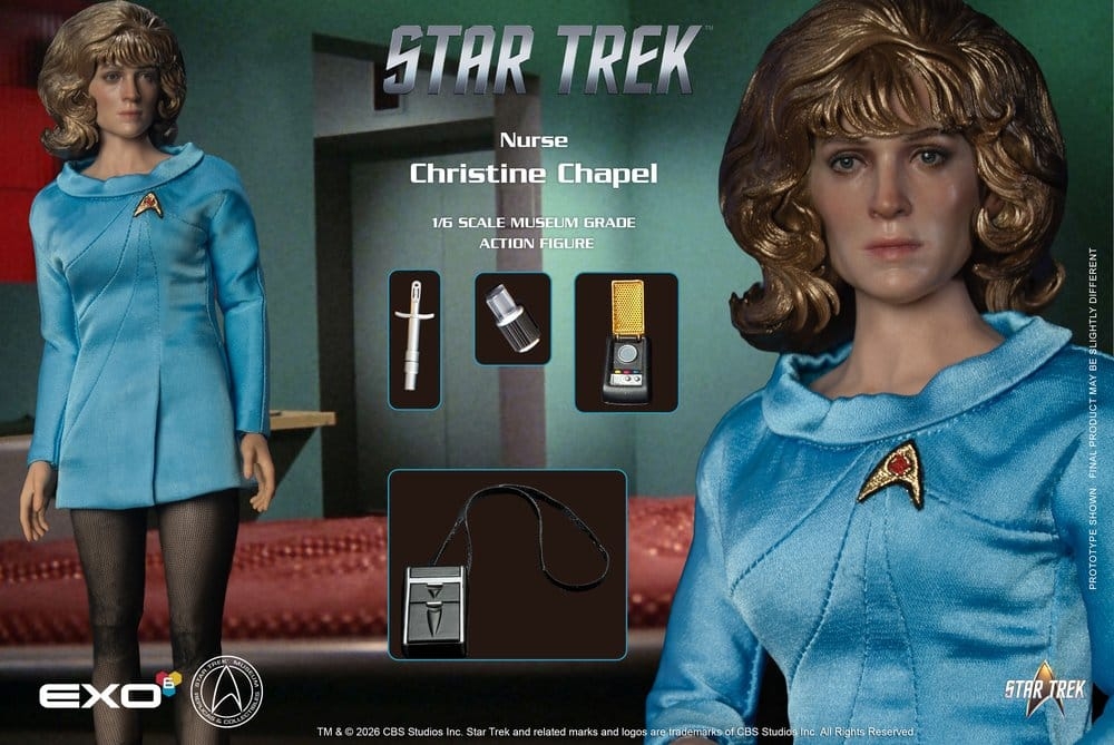 Nurse Christine Chapel Museum Grade by Exo-6 - Star Trek 1/6 scale action figure
