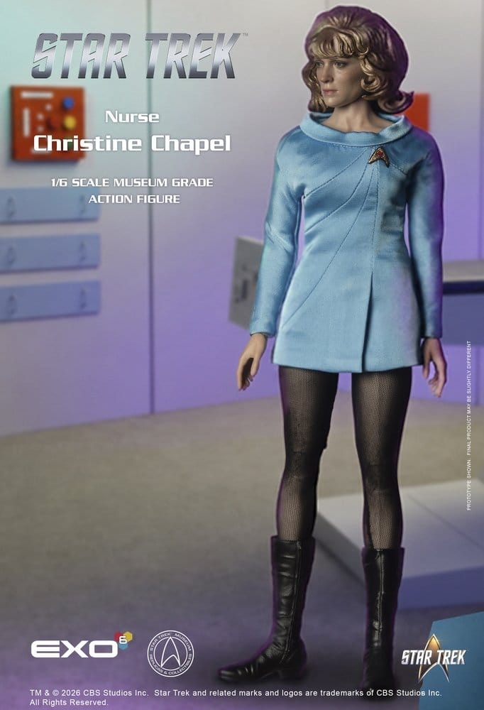 Nurse Christine Chapel Museum Grade di Exo-6 - action figure Star Trek in scala 1/6