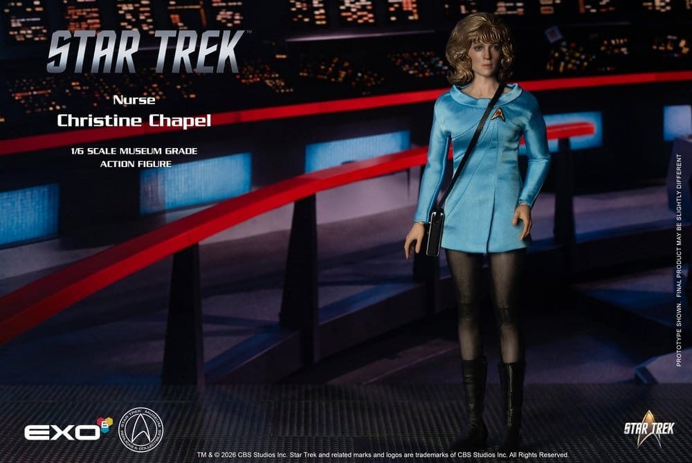 Nurse Christine Chapel Museum Grade de Exo-6 - figura de acción Star Trek a escala 1/6