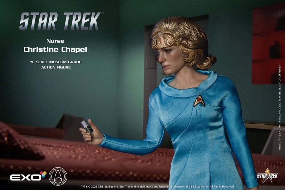 Nurse Christine Chapel Museum Grade de Exo-6 - figura de acción Star Trek a escala 1/6
