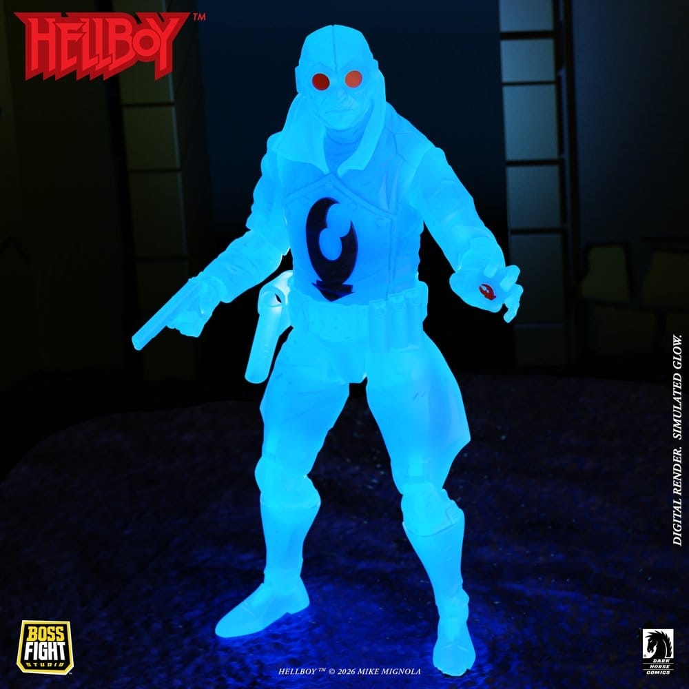 The Ghost of Lobster Johnson van Boss Fight Studio - Hellboy 1/12 schaal actiefiguur