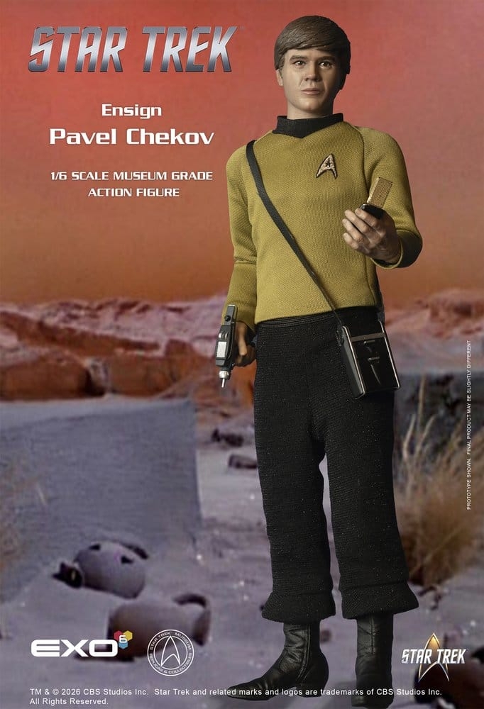Ensign Pavel Chekov Museum Grade von Exo-6 - Star Trek 1/6 Maßstab Actionfigur