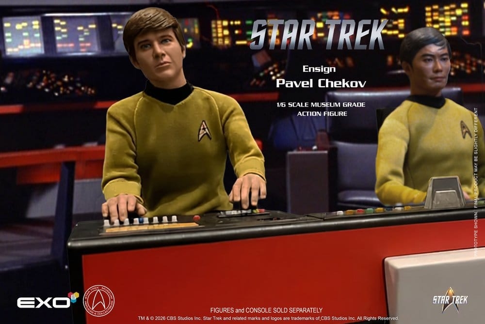 Ensign Pavel Chekov Museum Grade di Exo-6 - action figure Star Trek in scala 1/6