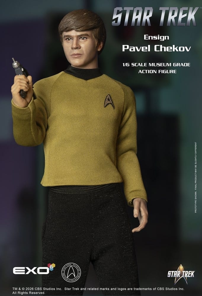 Ensign Pavel Chekov Museum Grade di Exo-6 - action figure Star Trek in scala 1/6