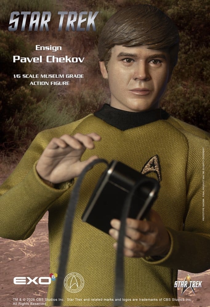 Ensign Pavel Chekov Museum Grade von Exo-6 - Star Trek 1/6 Maßstab Actionfigur