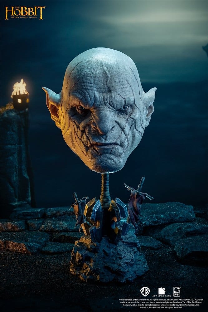 Azog the Defiler Art Mask par Pure Arts - masque 1/1 Le Hobbit de 54 cm