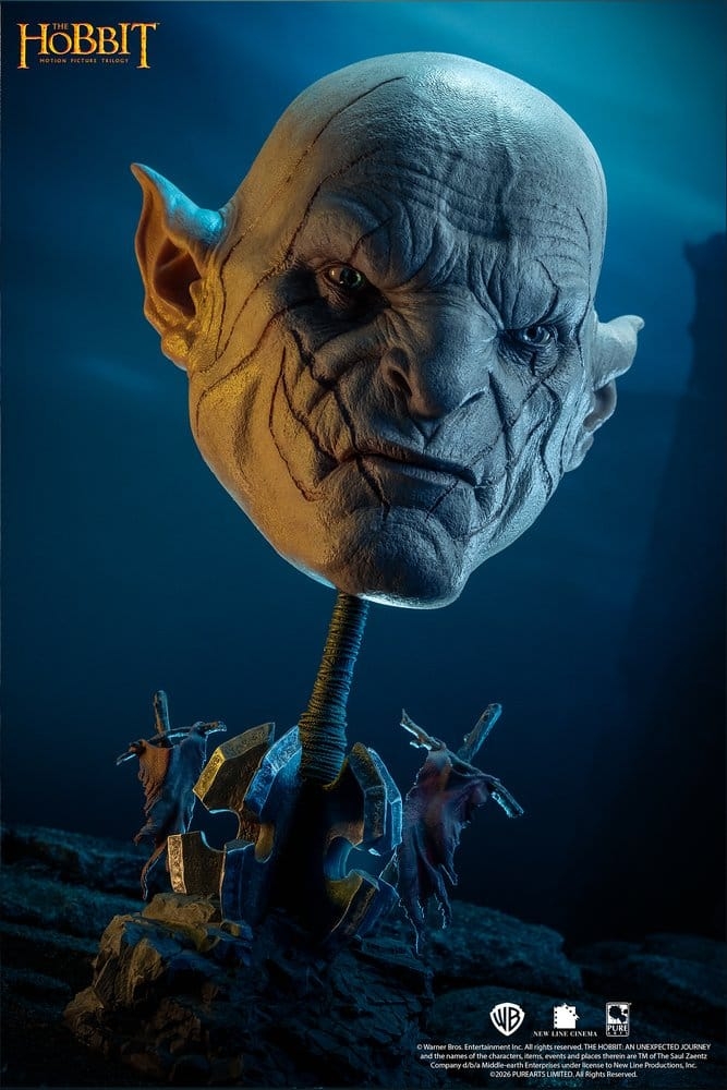 Azog the Defiler Art Mask von Pure Arts - The Hobbit 1/1 Maßstab Maske
