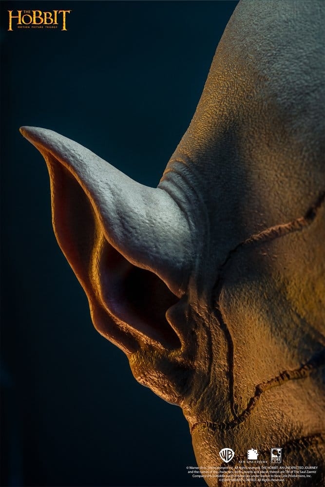 Azog the Defiler Art Mask de Pure Arts - máscara The Hobbit a escala 1/1