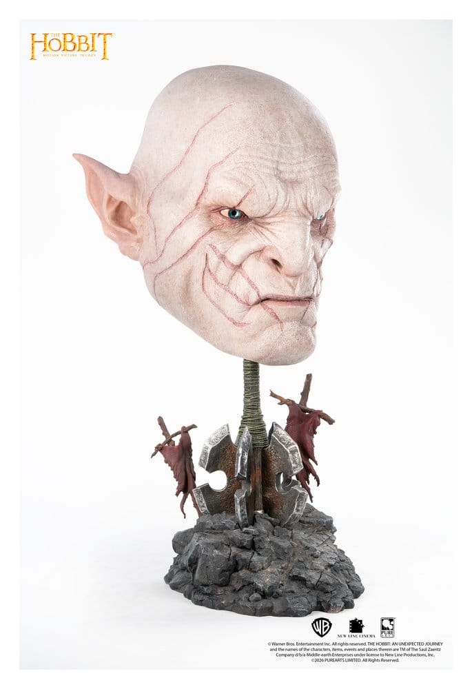 Azog the Defiler Art Mask de Pure Arts - máscara The Hobbit a escala 1/1