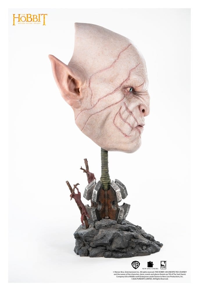 Azog the Defiler Art Mask van Pure Arts - The Hobbit 1/1 schaal masker