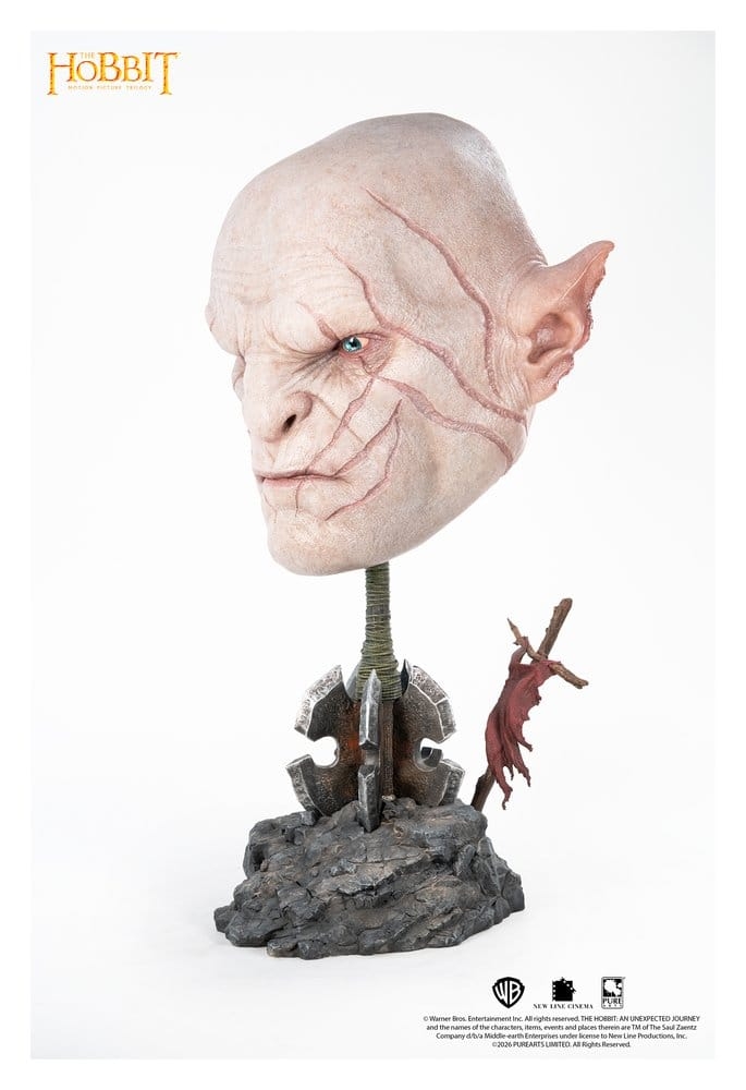 Azog the Defiler Art Mask by Pure Arts - The Hobbit 1/1 scale mask