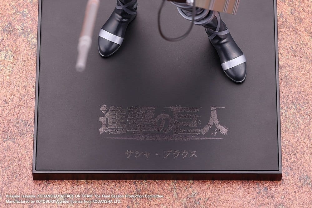 Sasha Blouse Oshi Works The Final Season par Kotobukiya - figurine L'Attaque des Titans de 25 cm