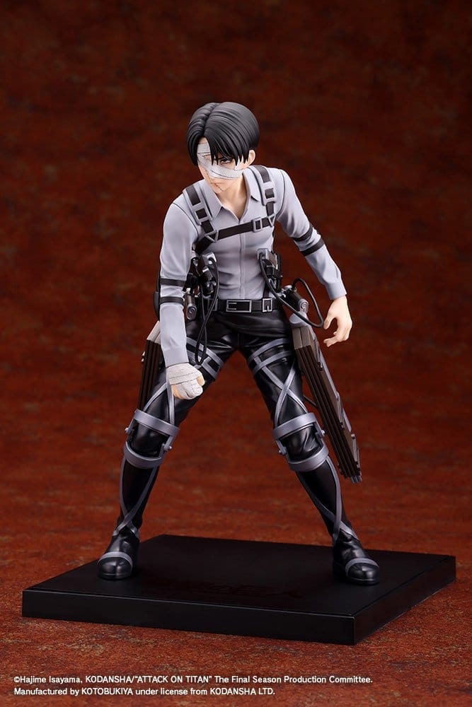 Levi Ackerman Oshi Works The Final Season par Kotobukiya - figurine L'Attaque des Titans de 20 cm